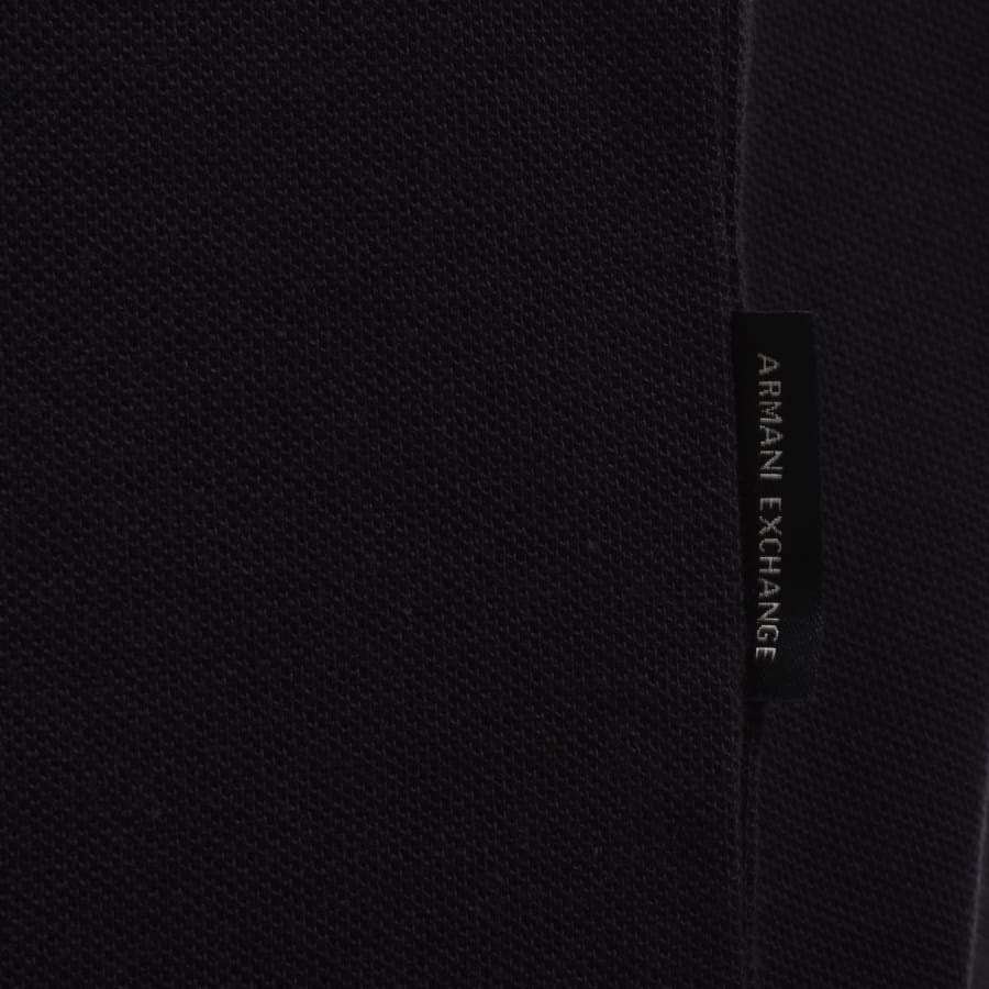 Image number 4 for Armani Exchange Polo T Shirt Deep Navy