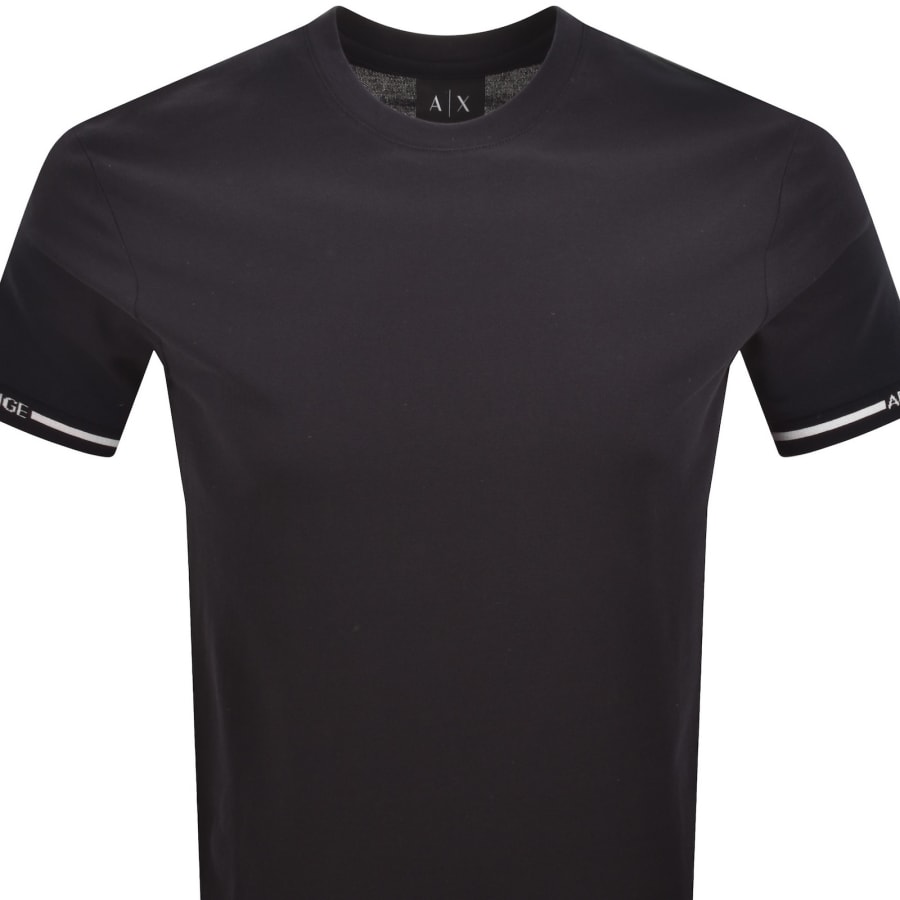 Image number 2 for Armani Exchange Pique T Shirt Deep Navy