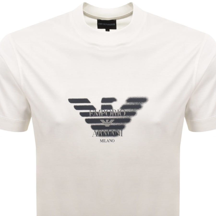 Image number 2 for Emporio Armani Logo T Shirt Snow White