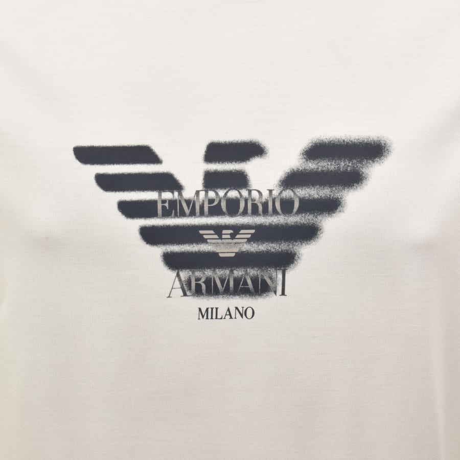 Image number 3 for Emporio Armani Logo T Shirt Snow White