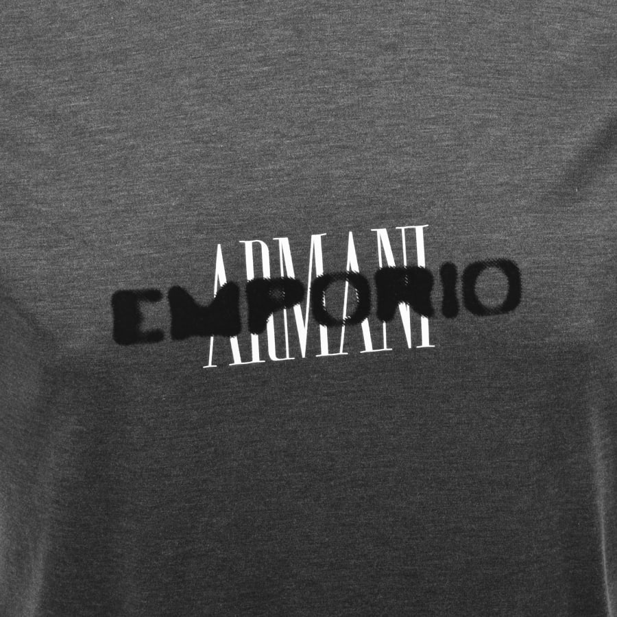 Image number 3 for Emporio Armani Logo T Shirt Grey