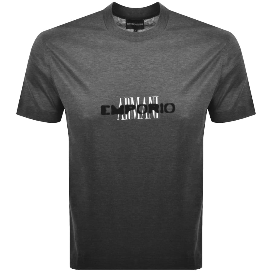 Image number 1 for Emporio Armani Logo T Shirt Grey