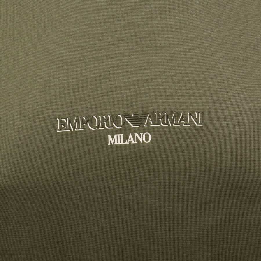 Image number 3 for Emporio Armani Logo T Shirt Green