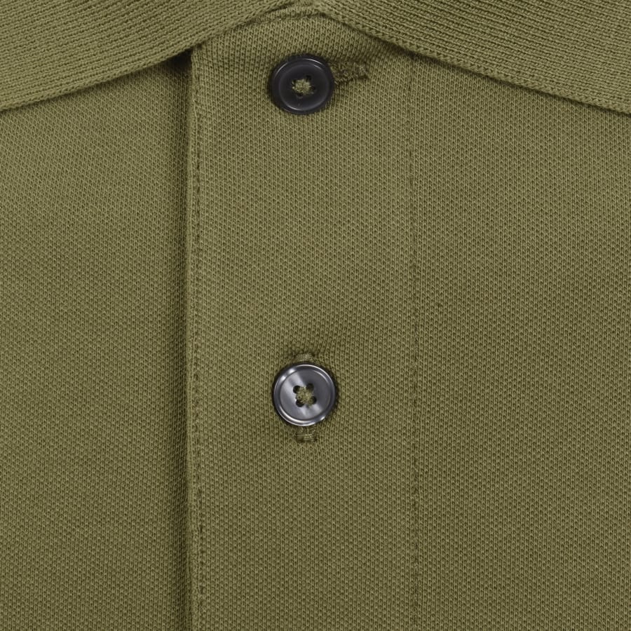 Image number 4 for Emporio Armani Short Sleeved Polo T Shirt Green