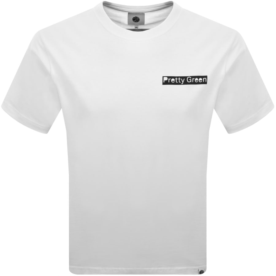 Image number 2 for Pretty Green Boardwalk T Shirt White
