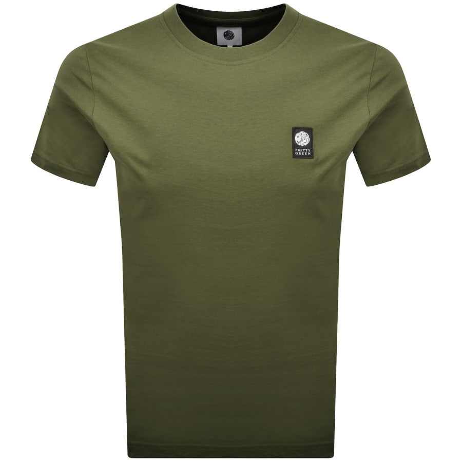 Image number 1 for Pretty Green Sinclair T Shirt Khaki