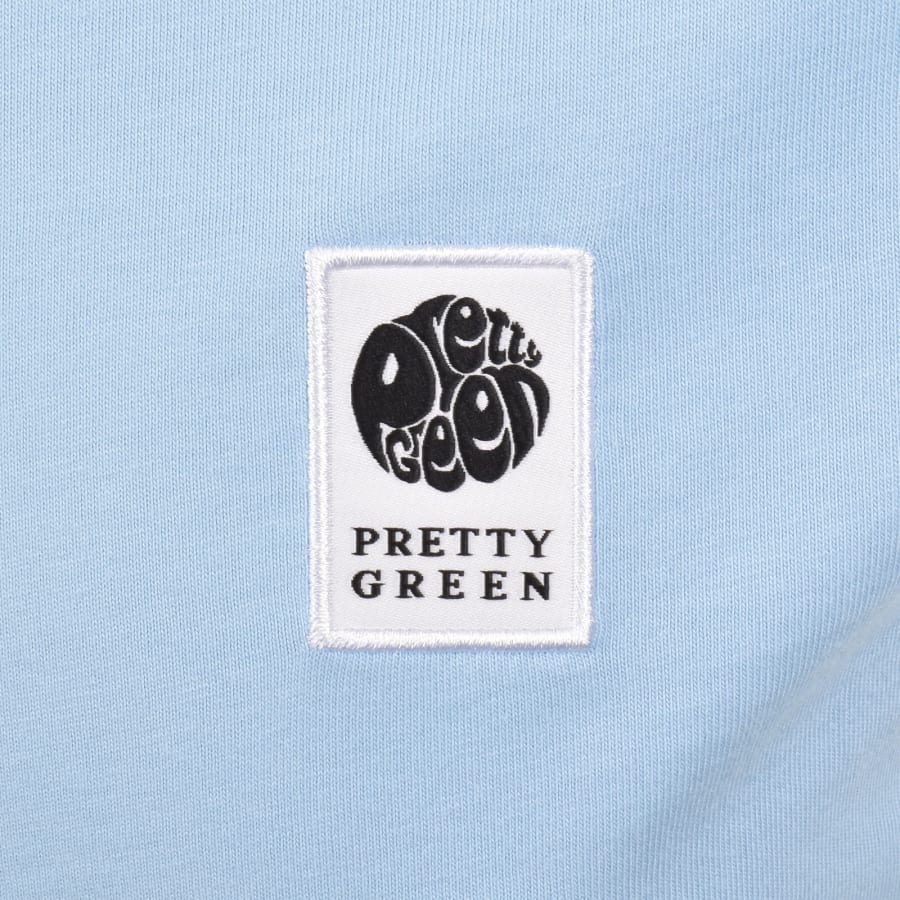 Image number 3 for Pretty Green Sinclair T Shirt Blue