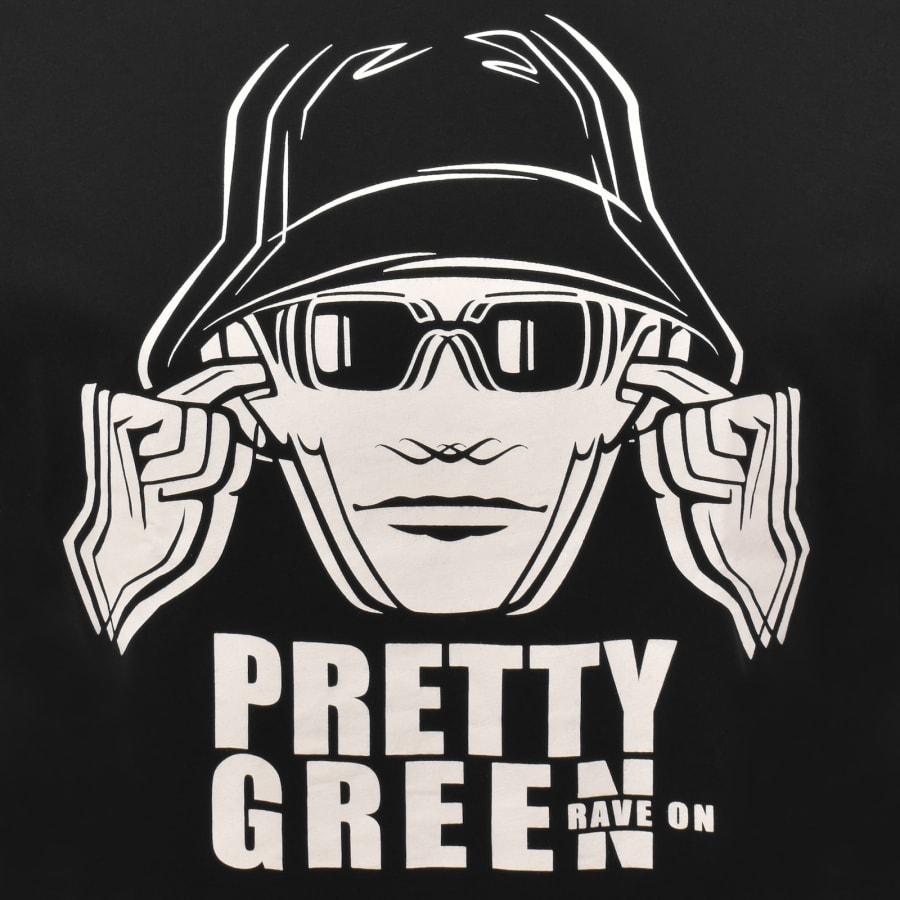 Image number 3 for Pretty Green Overload T Shirt Black