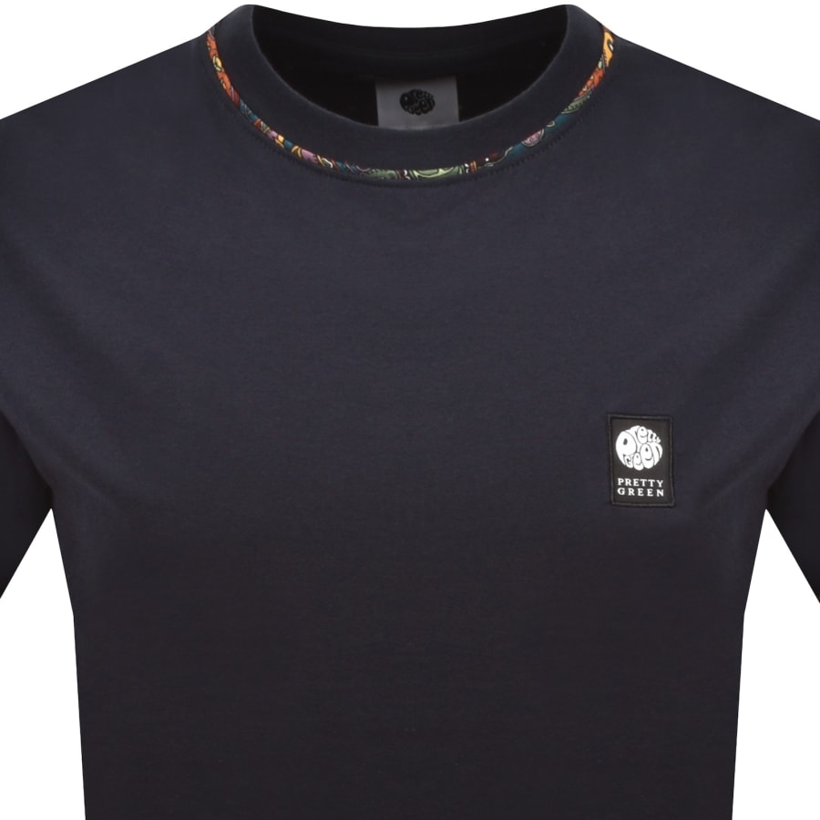 Image number 2 for Pretty Green Albion T Shirt Navy