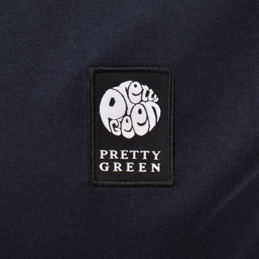 Image number 3 for Pretty Green Albion T Shirt Navy
