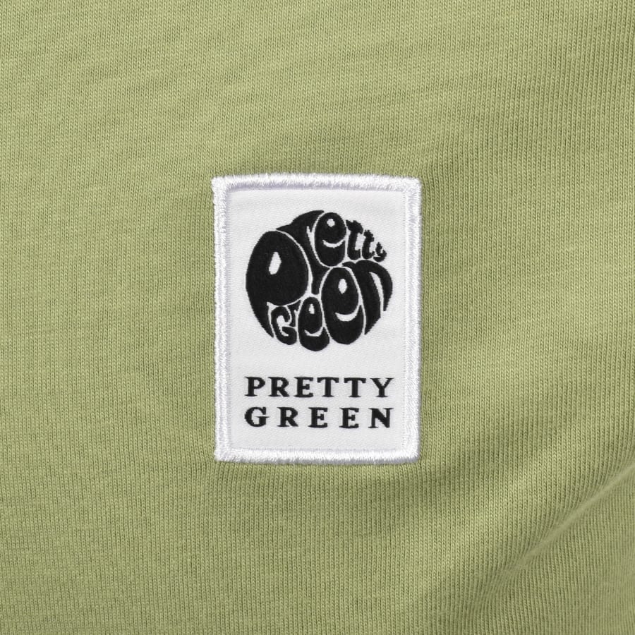 Image number 3 for Pretty Green Sinclair T Shirt Green