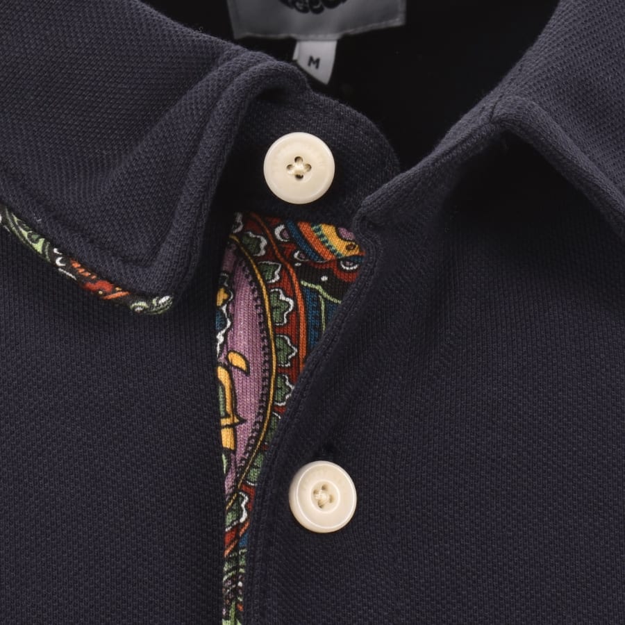 Image number 5 for Pretty Green Albion Polo T Shirt Navy