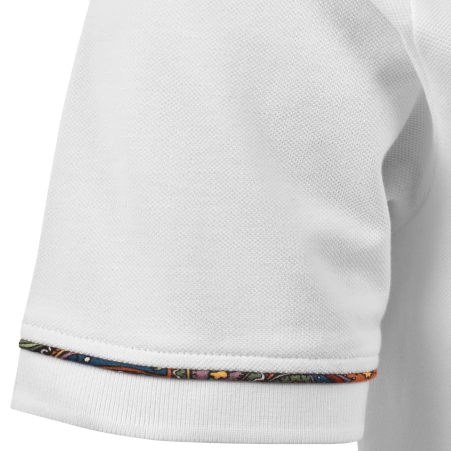 Image number 4 for Pretty Green Albion Polo T Shirt White