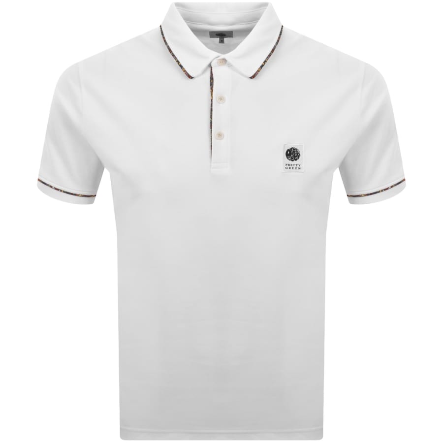 Image number 1 for Pretty Green Albion Polo T Shirt White