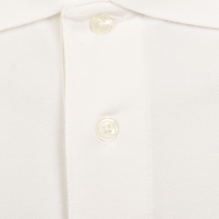 Image number 4 for Emporio Armani Short Sleeved Polo T Shirt White