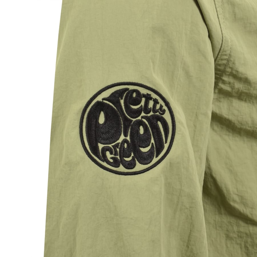 Image number 4 for Pretty Green Heaton Zip Overshirt Green