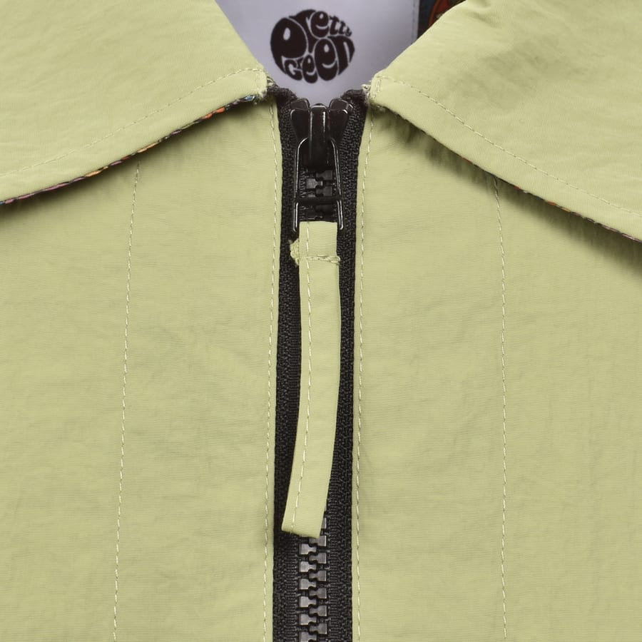 Image number 5 for Pretty Green Heaton Zip Overshirt Green
