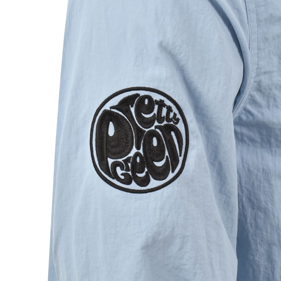 Image number 4 for Pretty Green Heaton Zip Overshirt Blue