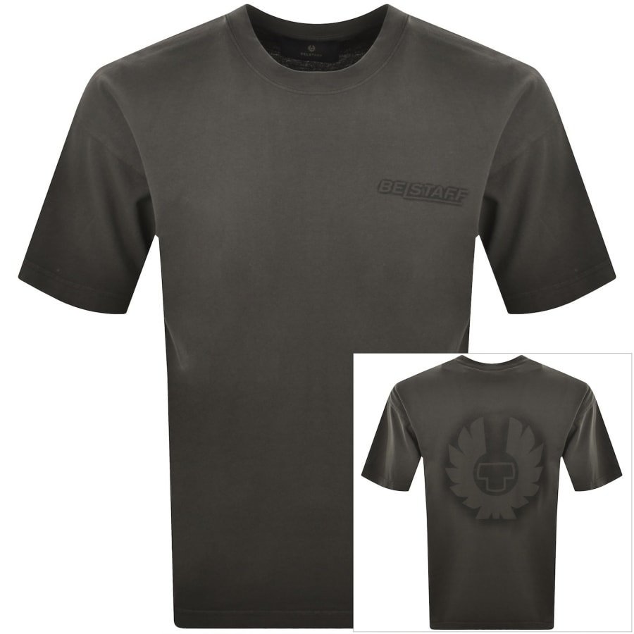 Image number 1 for Belstaff Competition Momentum T Shirt Grey
