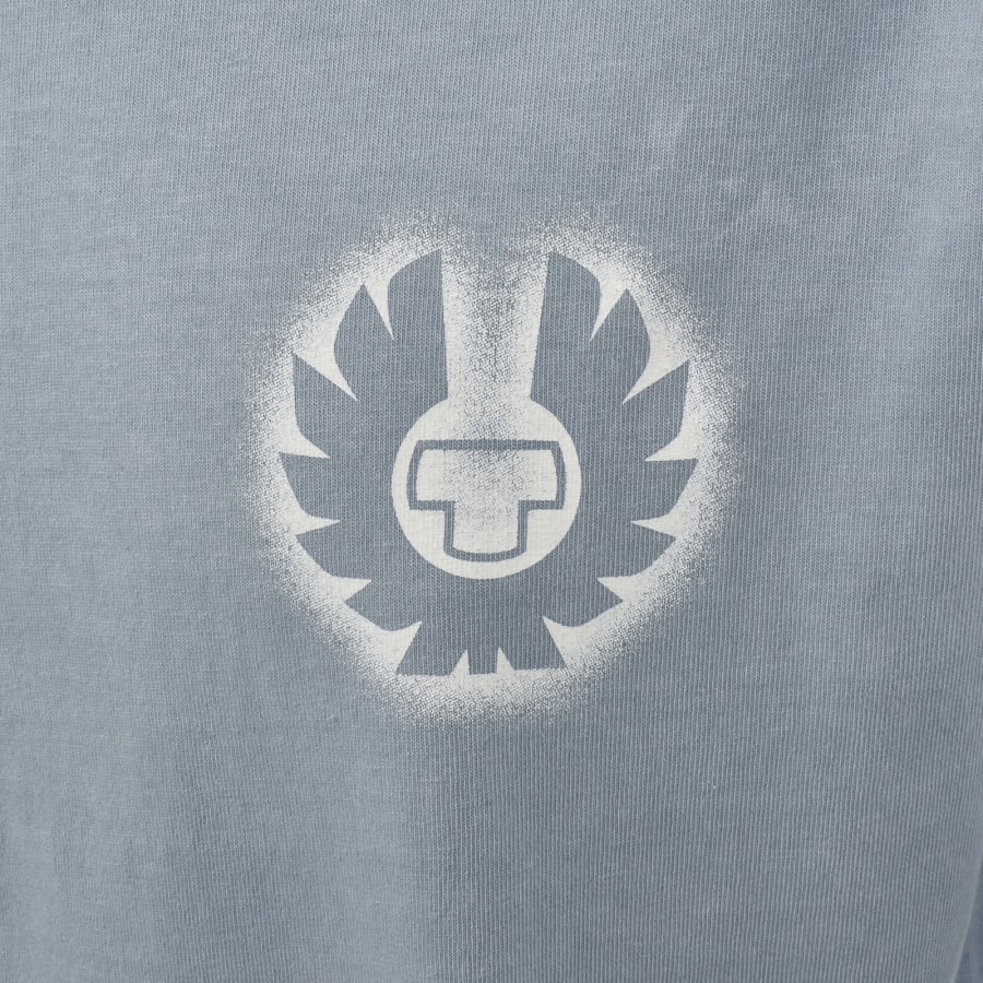 Image number 4 for Belstaff Competition Long Sleeve T Shirt Blue