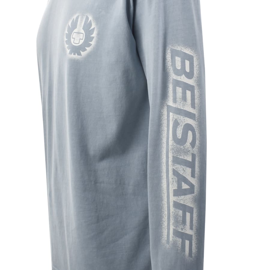Image number 5 for Belstaff Competition Long Sleeve T Shirt Blue