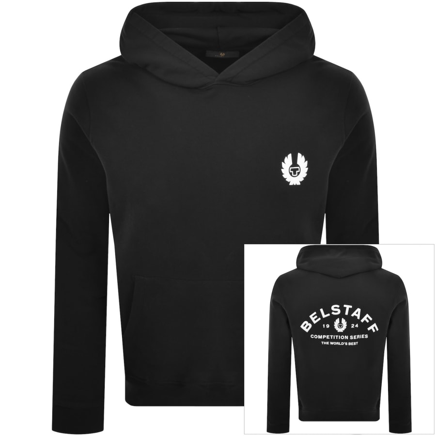 Image number 1 for Belstaff Competition Hoodie Black