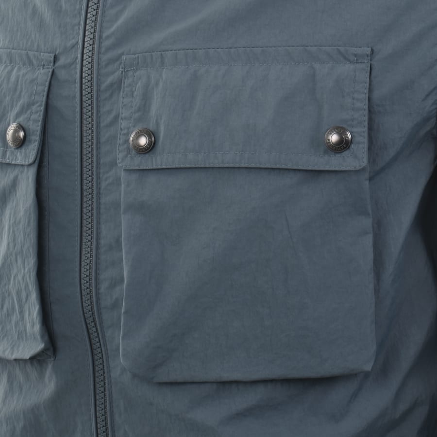 Image number 5 for Belstaff Tourer Overshirt Petrol Blue