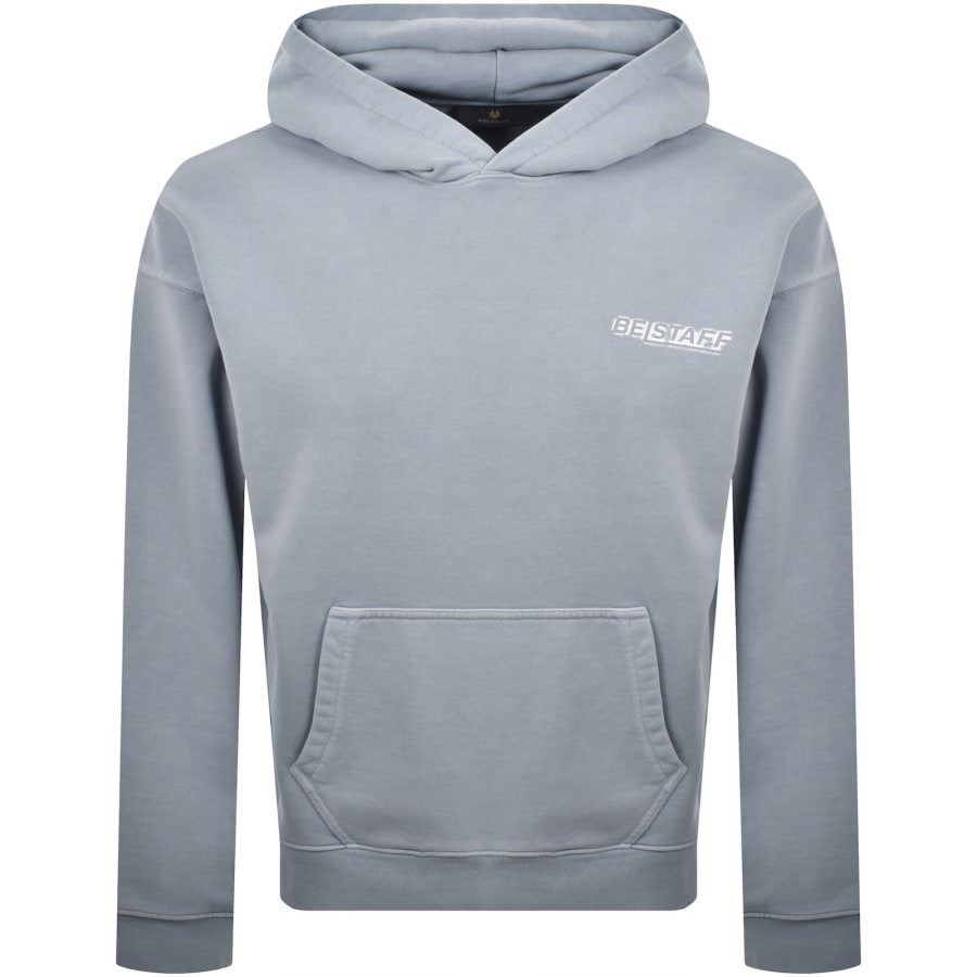 Image number 2 for Belstaff Competition Hoodie Blue