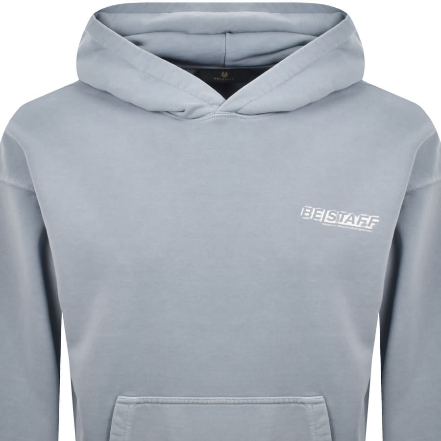 Image number 3 for Belstaff Competition Hoodie Blue
