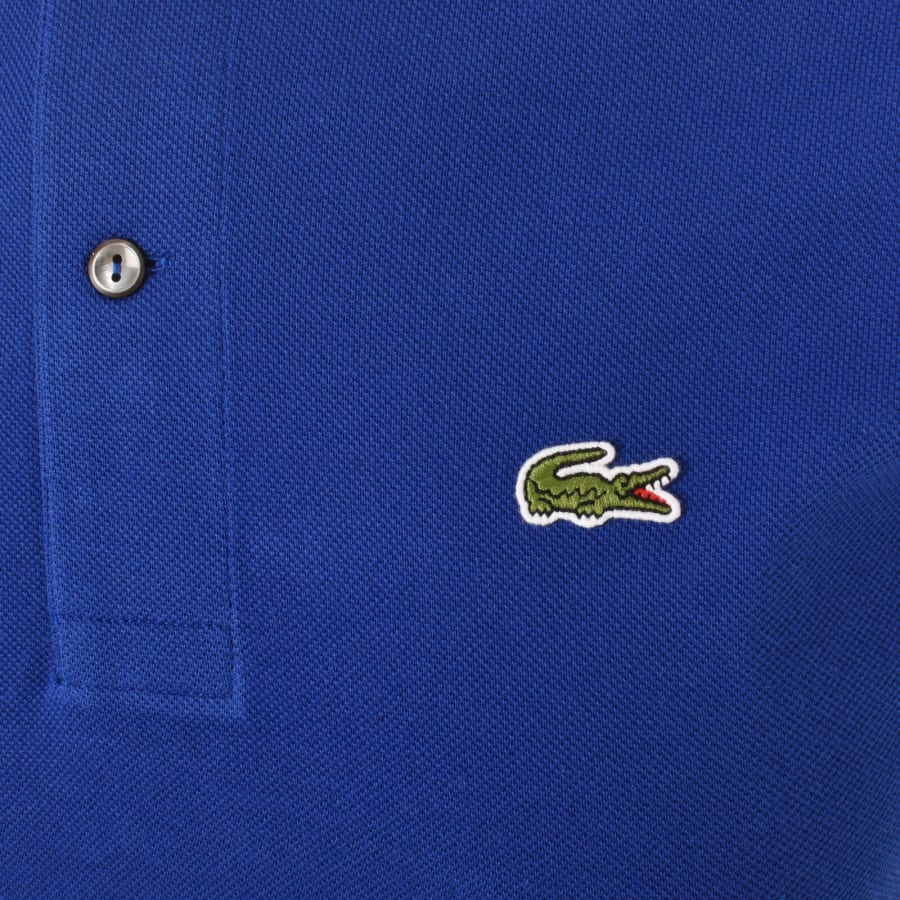 Image number 3 for Lacoste Short Sleeved Polo T Shirt Blue