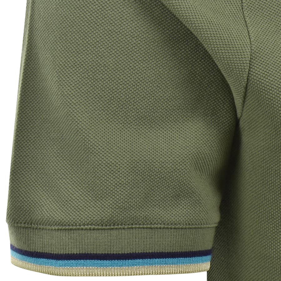Image number 5 for Sandbanks Badge Logo Polo T Shirt Green