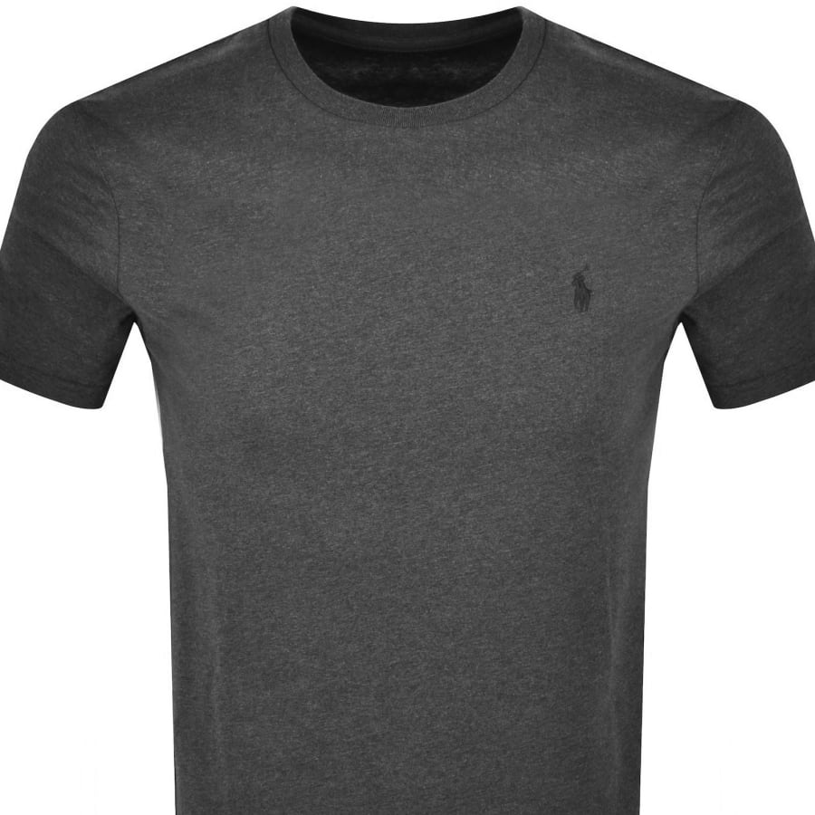 Image number 2 for Ralph Lauren Short Sleeve Slim Fit T Shirt Grey