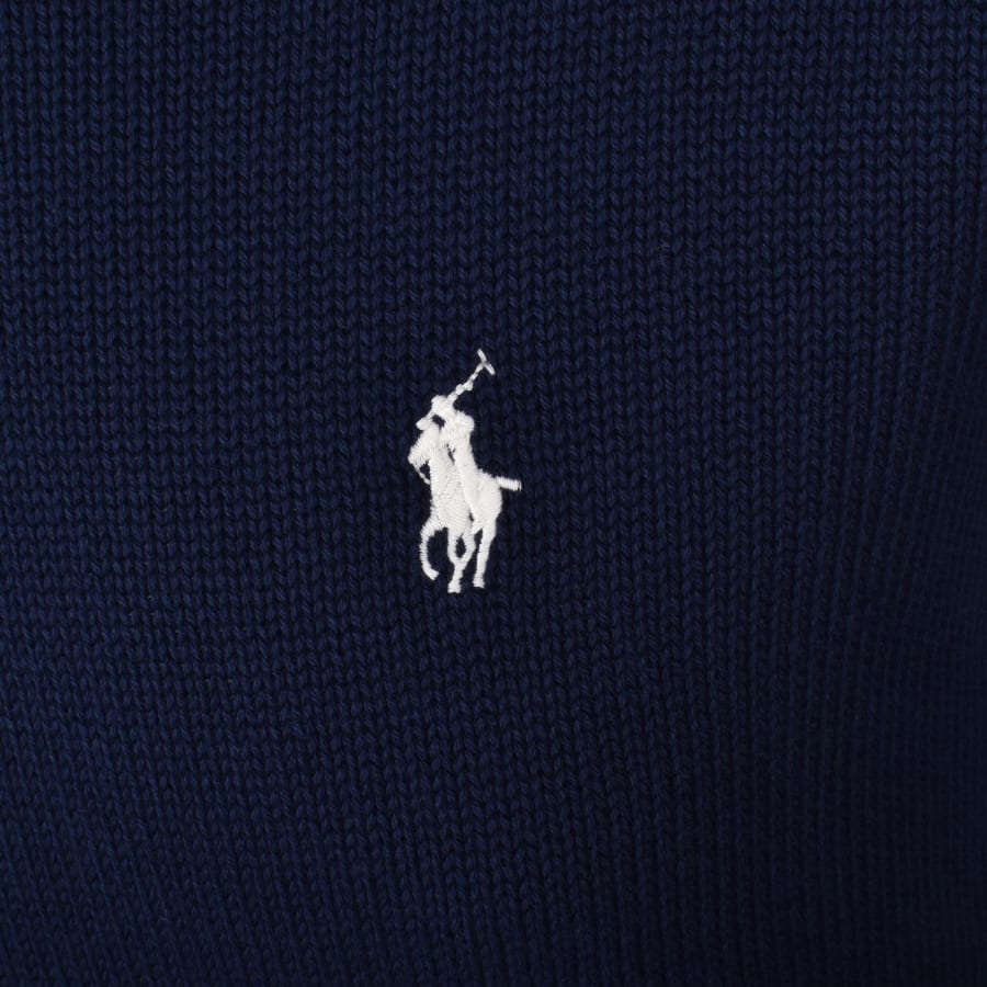 Image number 3 for Ralph Lauren Crew Neck Knit Jumper Navy