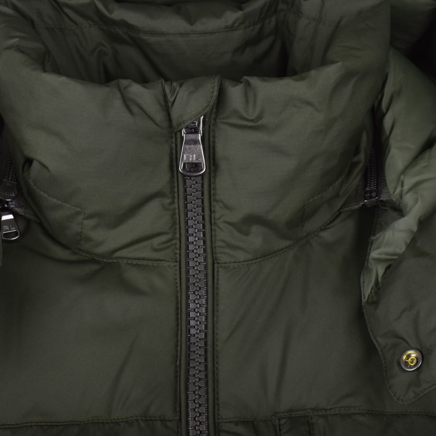 Image number 4 for Ralph Lauren Gorham Bomber Down Jacket Green