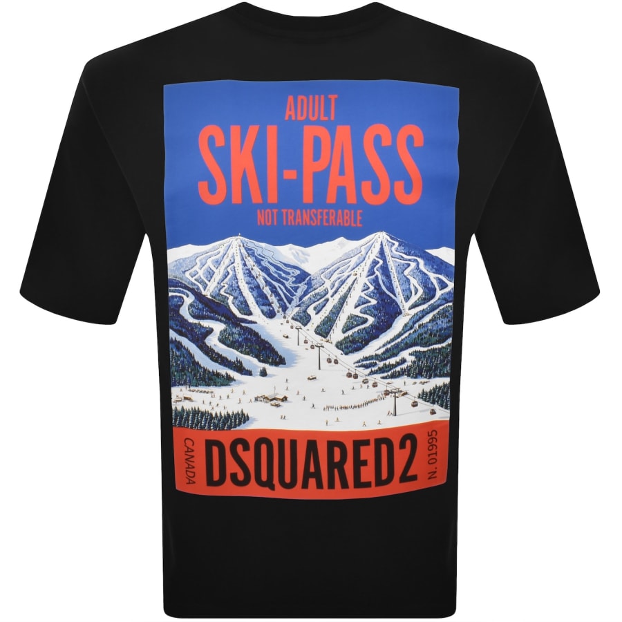 Image number 5 for DSQUARED2 Loose Fit T Shirt Black
