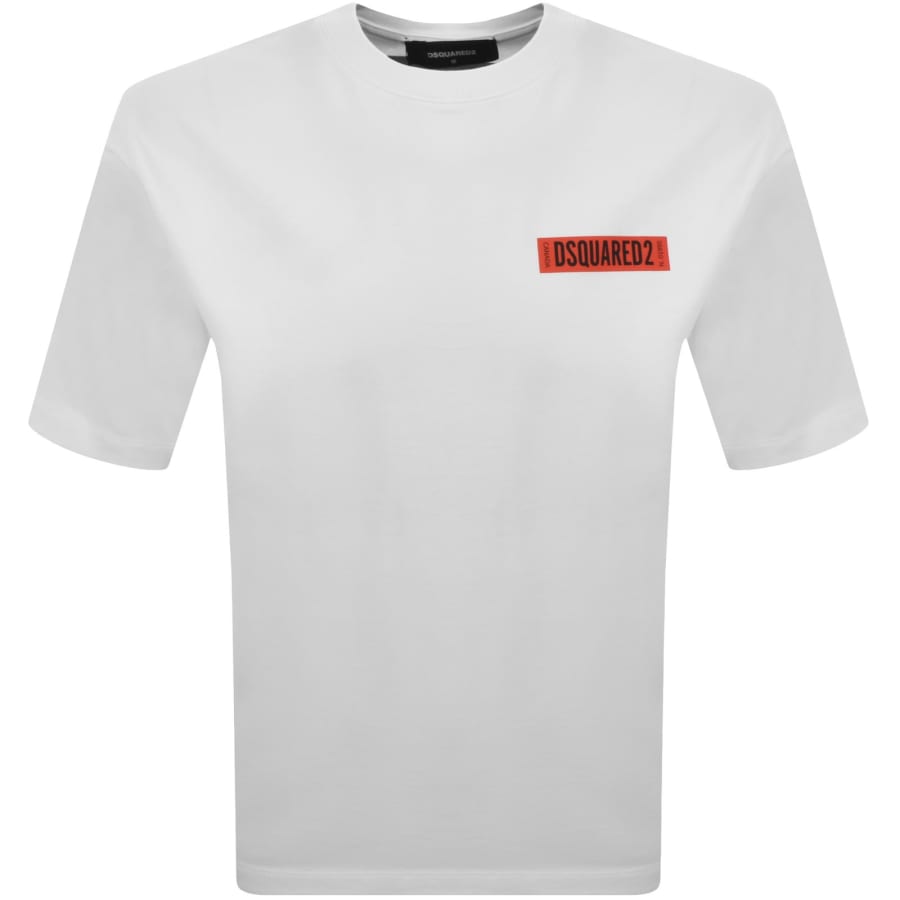 Image number 2 for DSQUARED2 Loose Fit T Shirt White