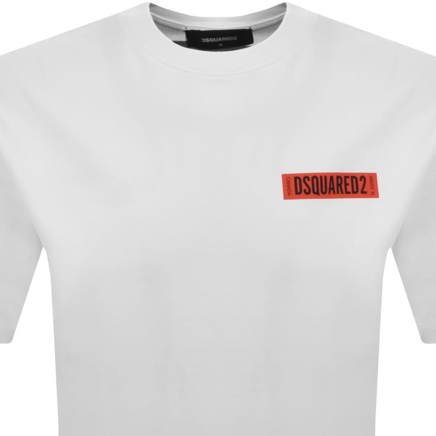 Image number 3 for DSQUARED2 Loose Fit T Shirt White