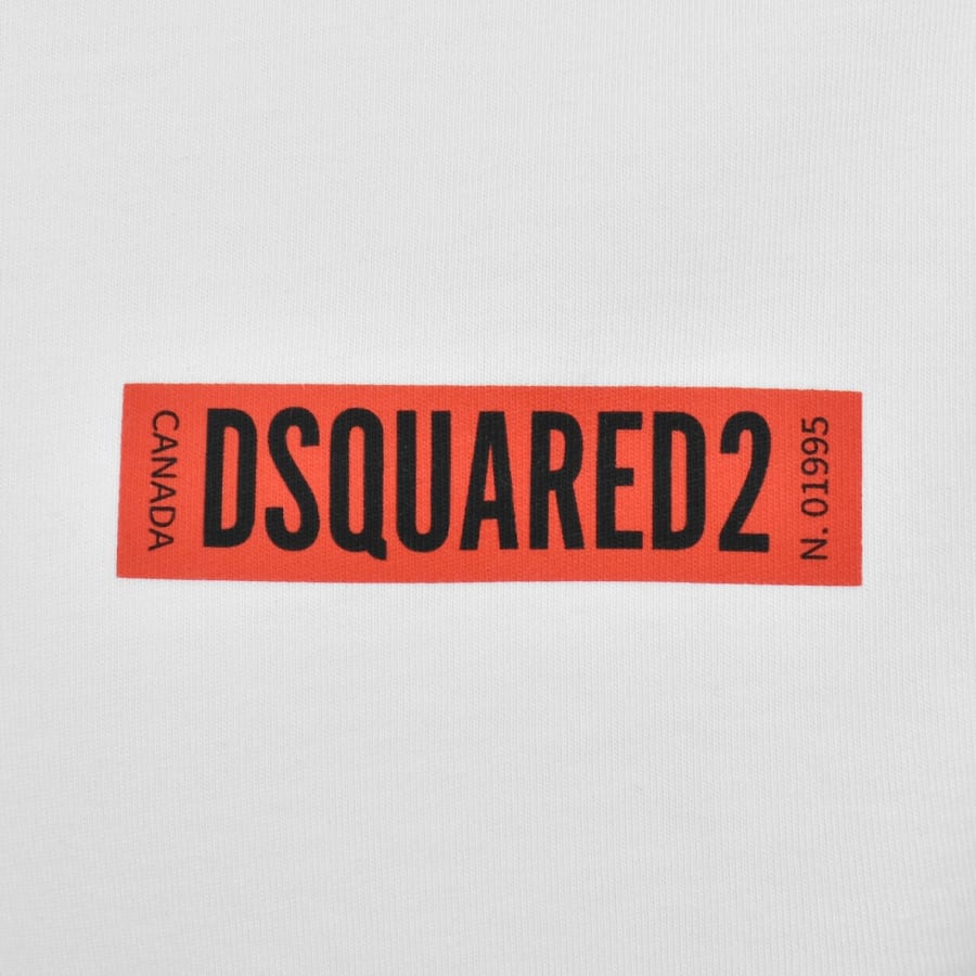Image number 4 for DSQUARED2 Loose Fit T Shirt White