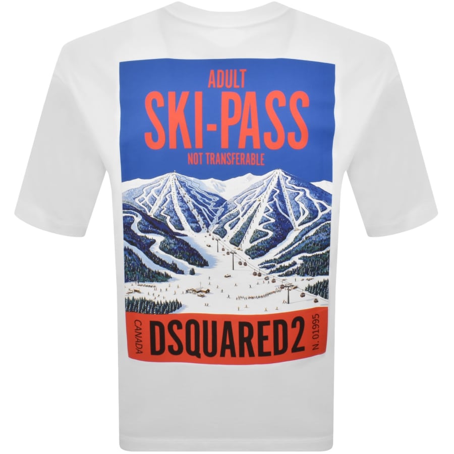 Image number 5 for DSQUARED2 Loose Fit T Shirt White
