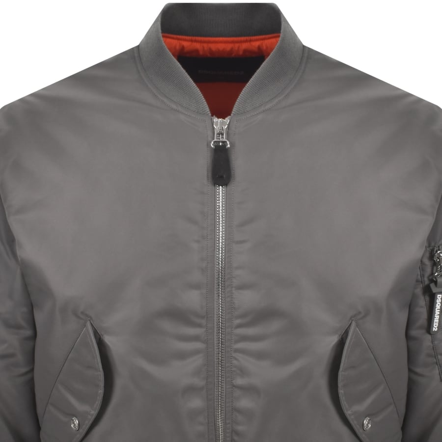 Image number 2 for DSQUARED2 Sports Bomber Jacket Grey