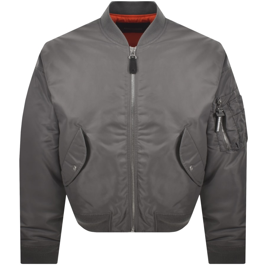 Image number 1 for DSQUARED2 Sports Bomber Jacket Grey