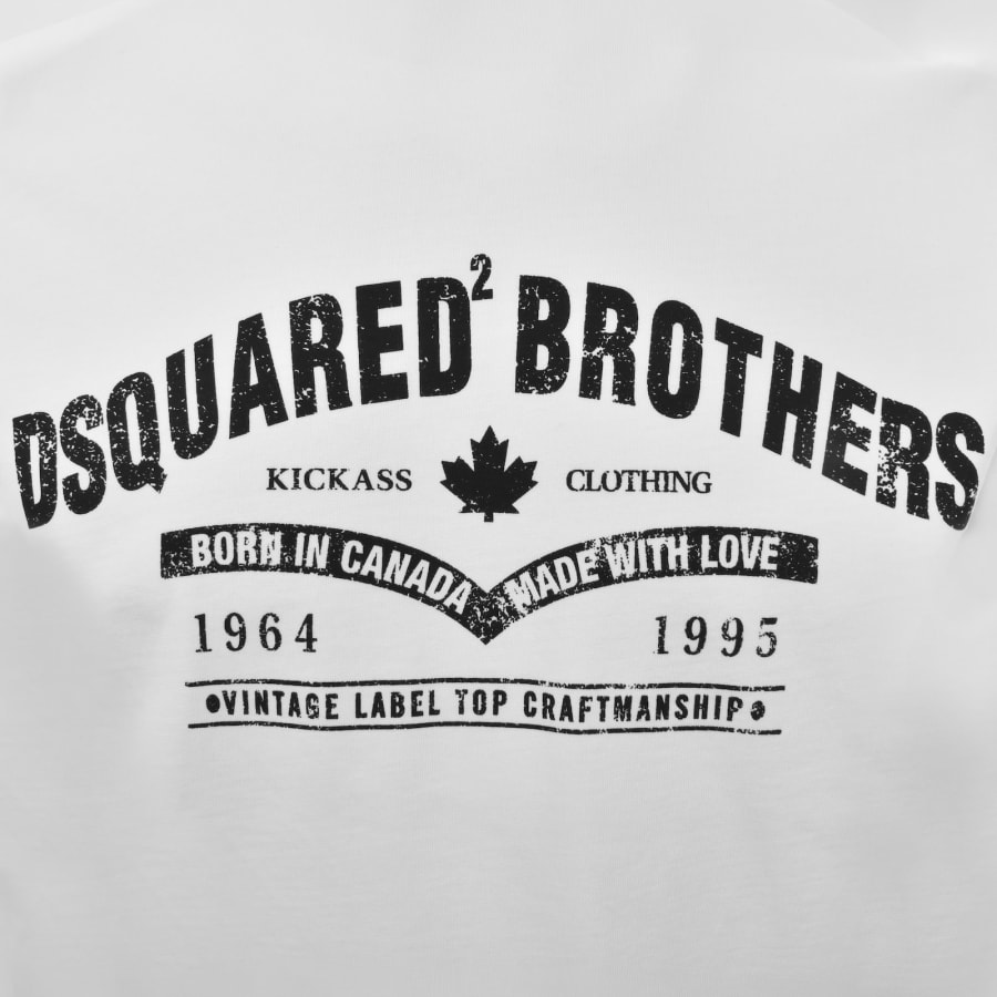 Image number 3 for DSQUARED2 Loose Fit T Shirt White