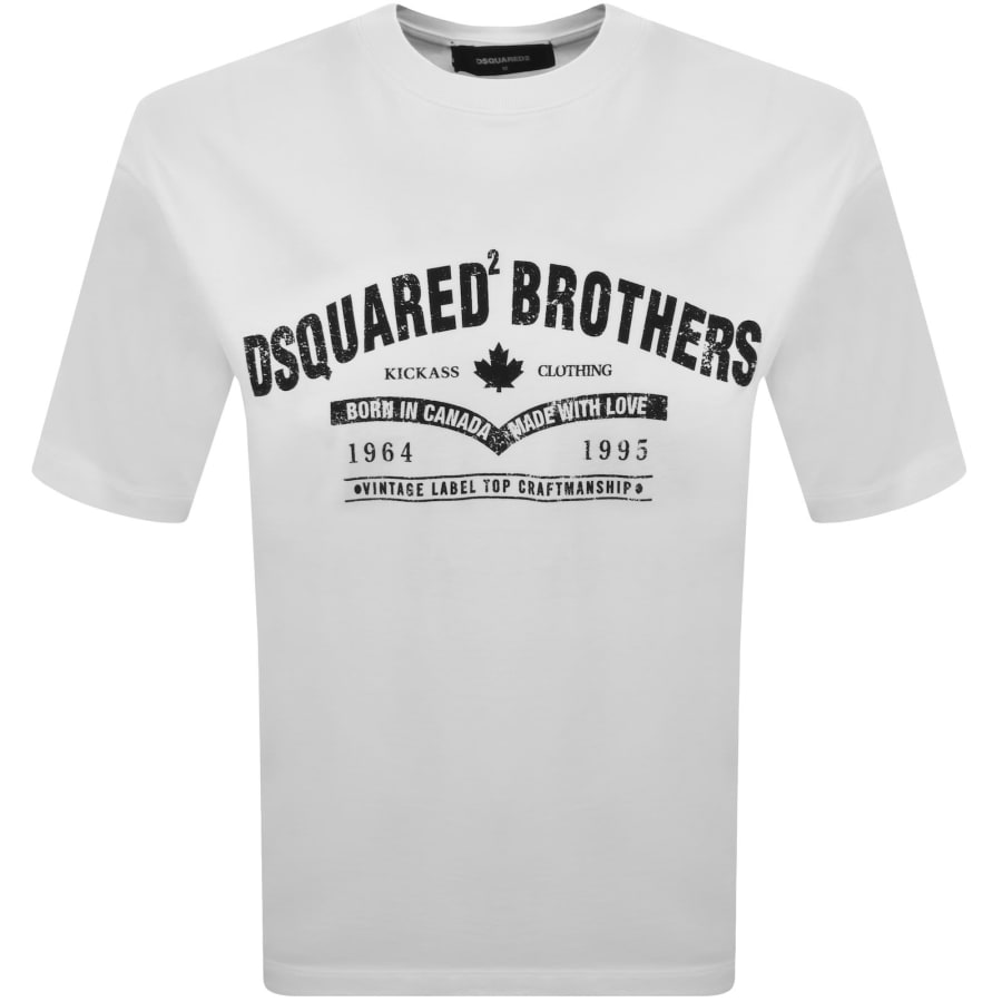 Image number 1 for DSQUARED2 Loose Fit T Shirt White