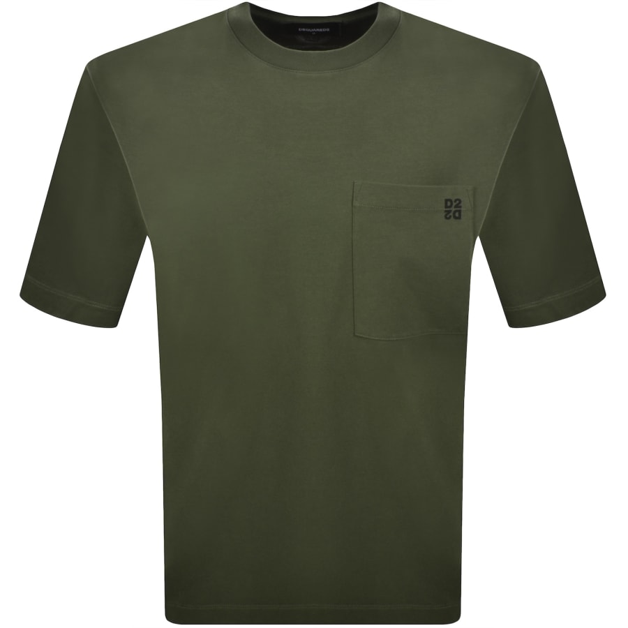 Image number 3 for DSQUARED2 2 Pack T Shirts Green And Black