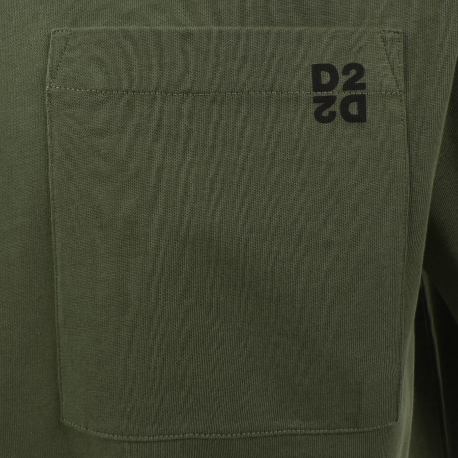 Image number 4 for DSQUARED2 2 Pack T Shirts Green And Black