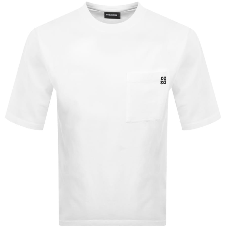 Image number 2 for DSQUARED2 2 Pack T Shirts Black And White