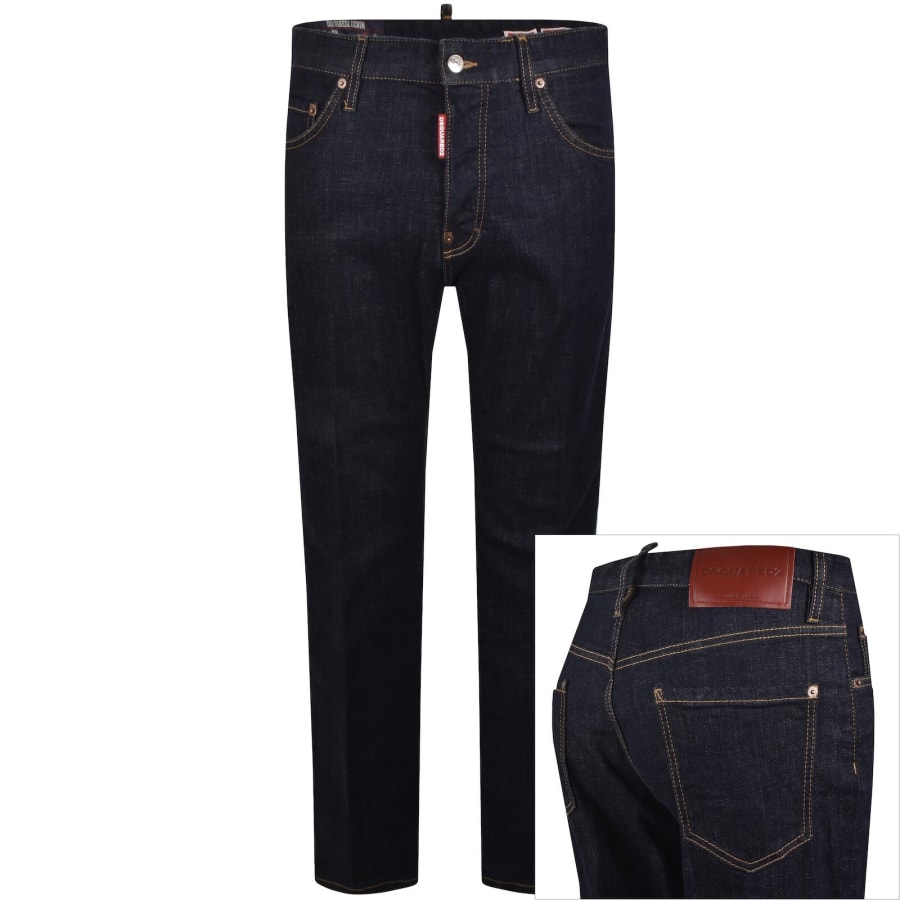 Image number 1 for DSQUARED2 642 Jeans Dark Blue
