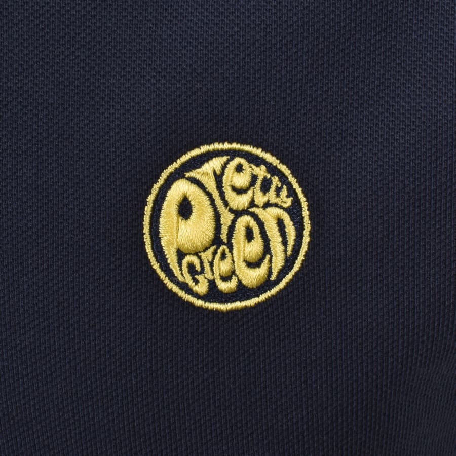 Image number 3 for Pretty Green Brockwell Polo T Shirt Dark Blue
