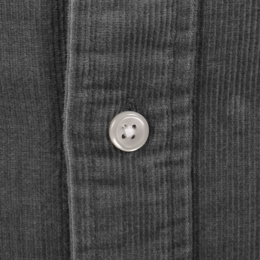 Image number 4 for Gant Corduroy Long Sleeved Shirt Grey