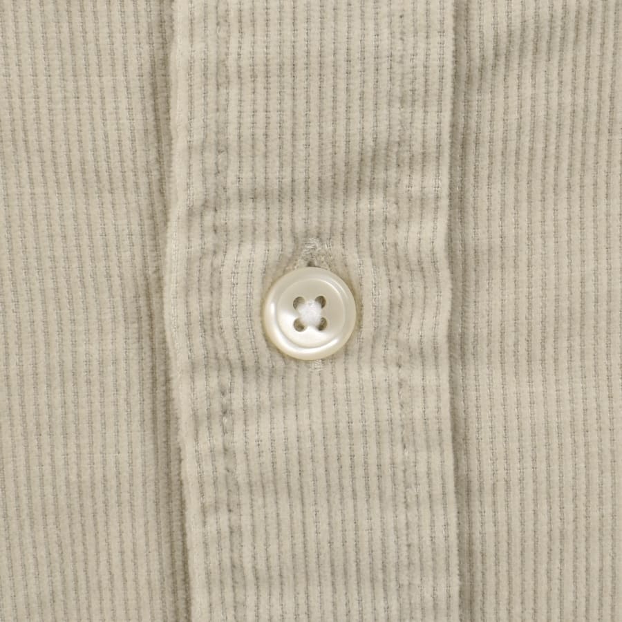 Image number 4 for Gant Corduroy Long Sleeved Shirt Beige